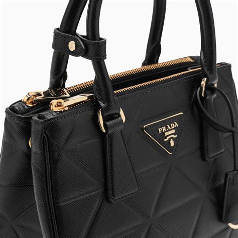 borsa prada nera glitter|prada leather backpack.